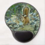 Chipmunk in Glacier National Park Gel Mouse Pad