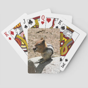 Chipmunk in Yosemite, California Poker Cards