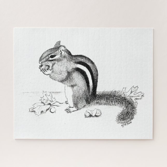 Chipmunk Jigsaw Puzzle (Horizontal)