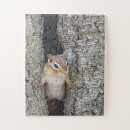 Chipmunk Lookout Jigsaw Puzzle