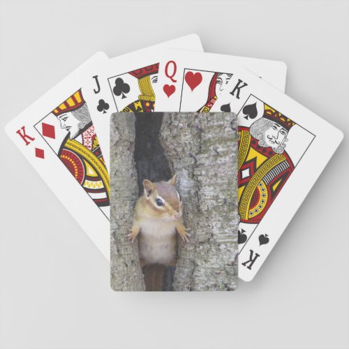 Chipmunk Lookout Playing Cards