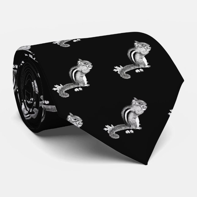 Chipmunk Neck Tie (Rolled)
