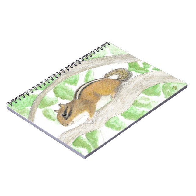 Chipmunk Notebook (Left Side)