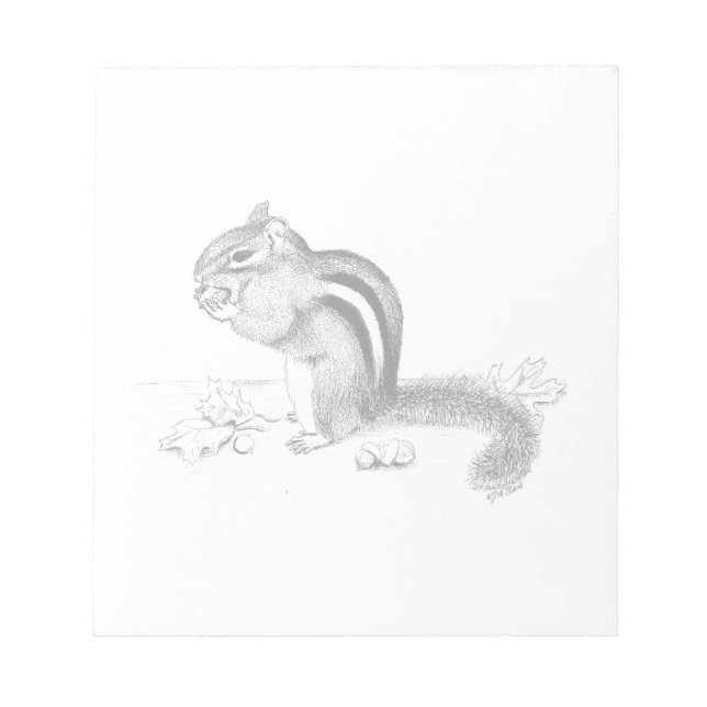 Chipmunk Notepad (Front)