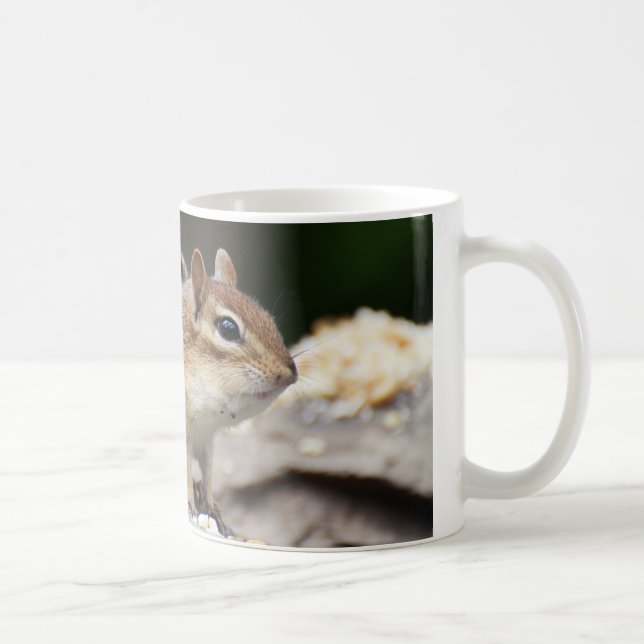 Chipmunk on a rock coffee mug (Right)