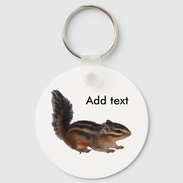 Chipmunk photo　(31) keychain (Front)