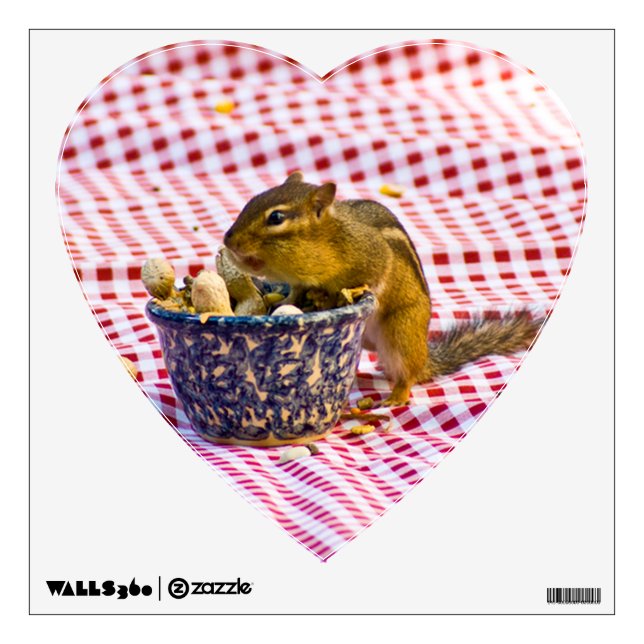 Chipmunk Picnic Wall Sticker (Front)