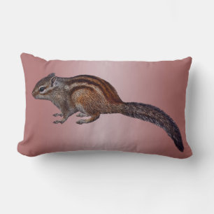 Chipmunk Pillow (Dusty Pink Mix)