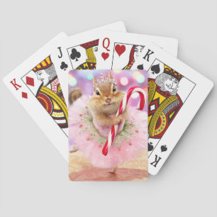 Chipmunk Plum Fairy Poker Cards