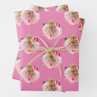 Chipmunk Plum Fairy Wrapping Paper Sheets