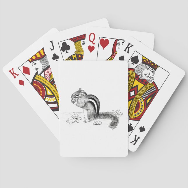 Chipmunk Poker Cards (Back)
