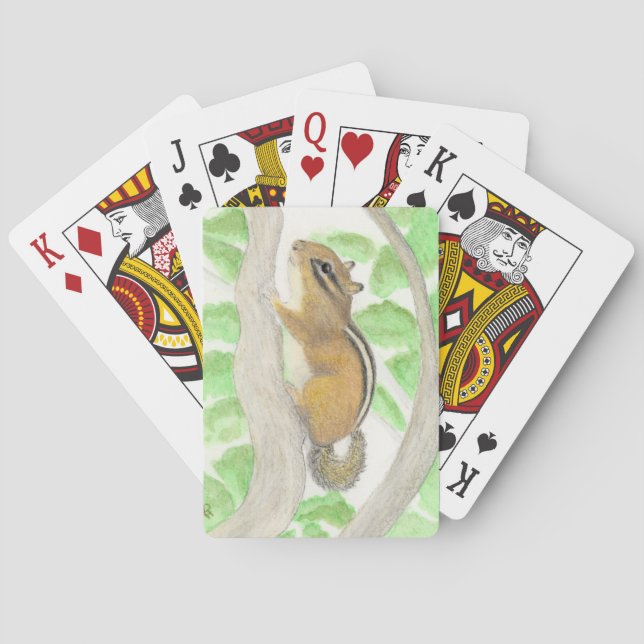 Chipmunk Poker Cards (Back)