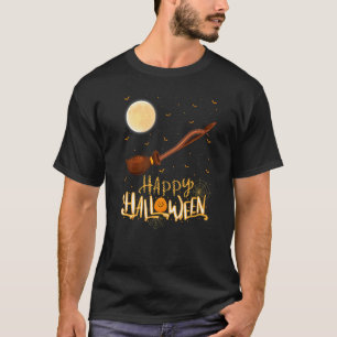 Chipmunk Ride Witch Shotgun Chipmunk Halloween T-Shirt