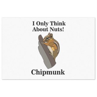 Chipmunk Rodent Funny Tissue Paper