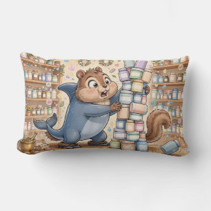Chipmunk Shark Apothecary Pillow 