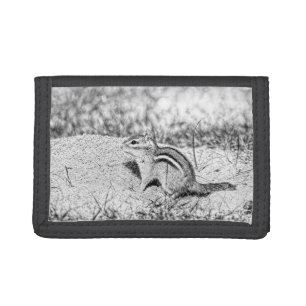 Chipmunk Sketch Trifold Wallet
