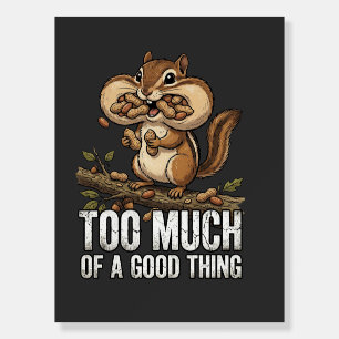 Chipmunk Snack Attack Foam Board