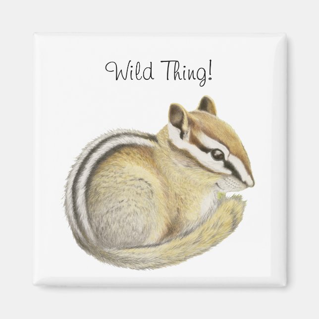 Chipmunk T-Shirt Magnet (Front)