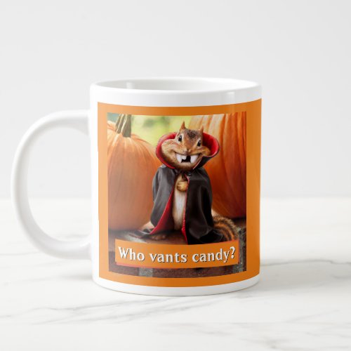 Chipmunk Vampire Giant Coffee Mug