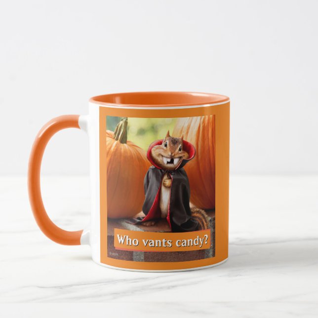 Chipmunk Vampire Mug (Left)