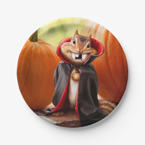 Chipmunk Vampire Paper Plates