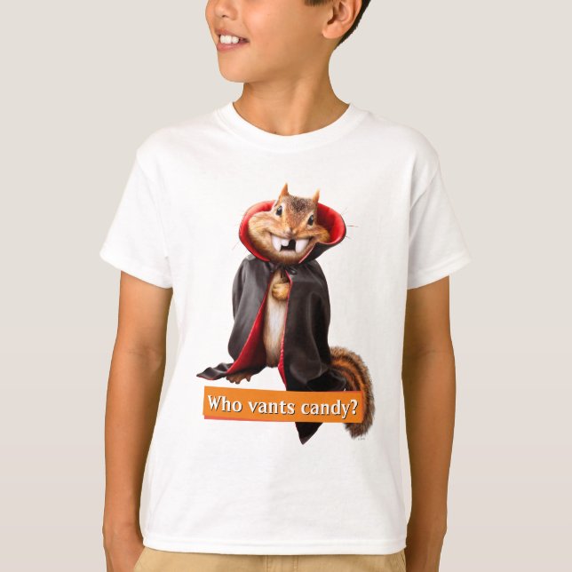 Chipmunk Vampire T-Shirt (Front)