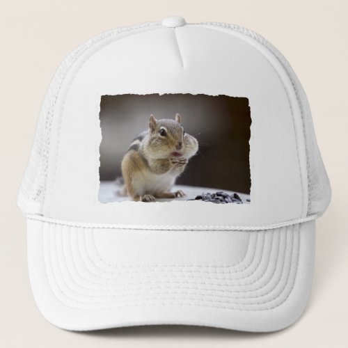 Chipmunk with Cheeks Full Photo Trucker Hat