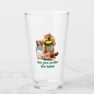 Chipmunk With Lime Glass