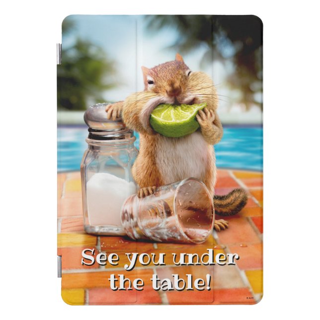 Chipmunk With Lime iPad Pro Cover (Front)