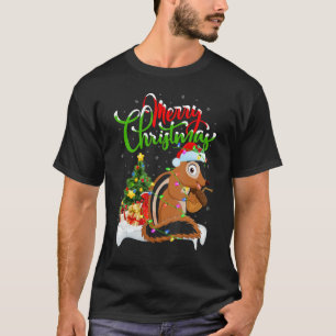 Chipmunk Xmas Decorations Santa Chipmunk Christm T-Shirt