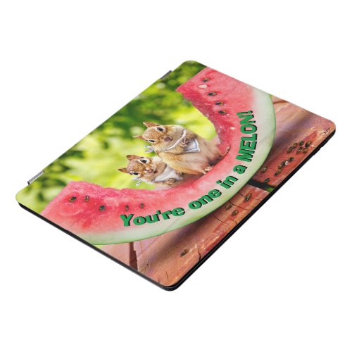 Chipmunks Eating Watermelon iPad Pro Cover