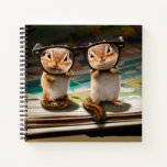 Chipmunks in Reading Glasses Notebook