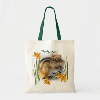 Chipmunk's Mother's Day Tote Bag
