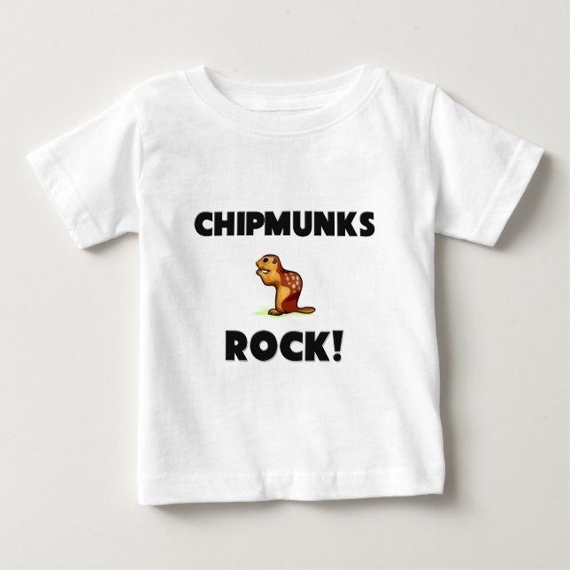 Chipmunks Rock Baby T-Shirt (Front)