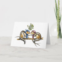Chipmunks Under the Mistletoe - editable