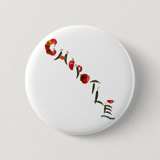 Chipotle Chili Peppers Button (Front)
