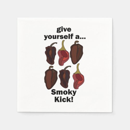 Chipotle Give Yourself a Smoky Kick Chipotle Party Napkins