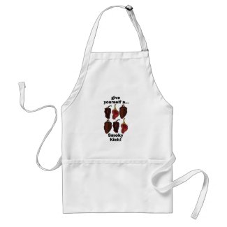 Chipotle Give Yourself a Smoky Kick Funny Chipotle Adult Apron