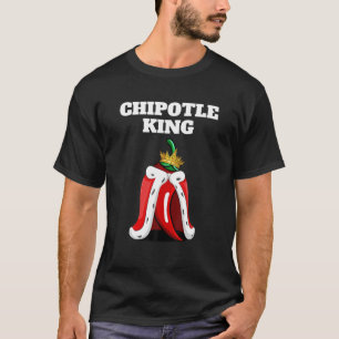 Chipotle King Mens Chipotle Lover Mexican Chip T-Shirt