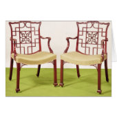 Chippendale mahogany dining chairs (Front Horizontal)