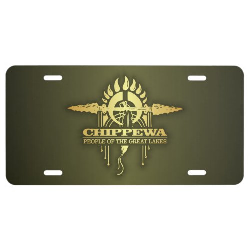 Chippewa 2o license plate