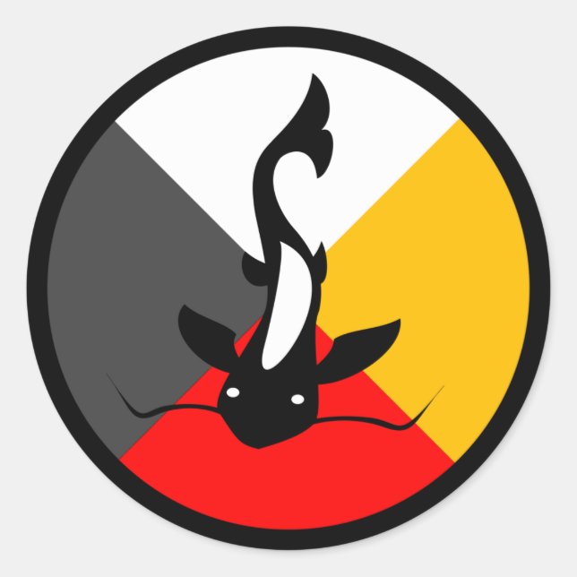 Chippewa Dodem Manaameg Classic Round Sticker (Front)