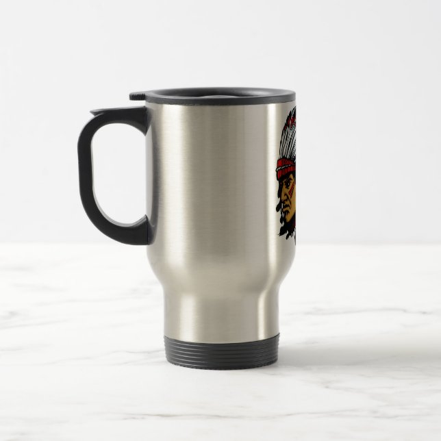 Chippewa Indians Travel Mug (Left)