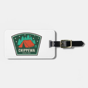 Chippewa National Forest Camping Luggage Tag