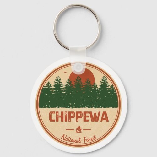 Chippewa National Forest Keychain