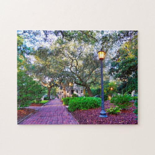 Chippewa Square Savannah Jigsaw Puzzle