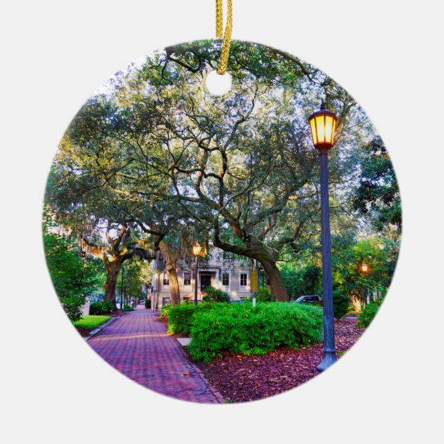 Chippewa Square Savannah Ornament (Front)