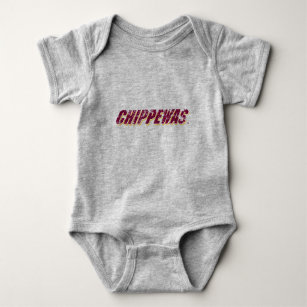 Chippewas distressed baby bodysuit