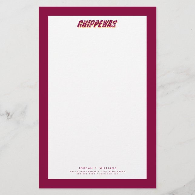 Chippewas distressed stationery (Front)