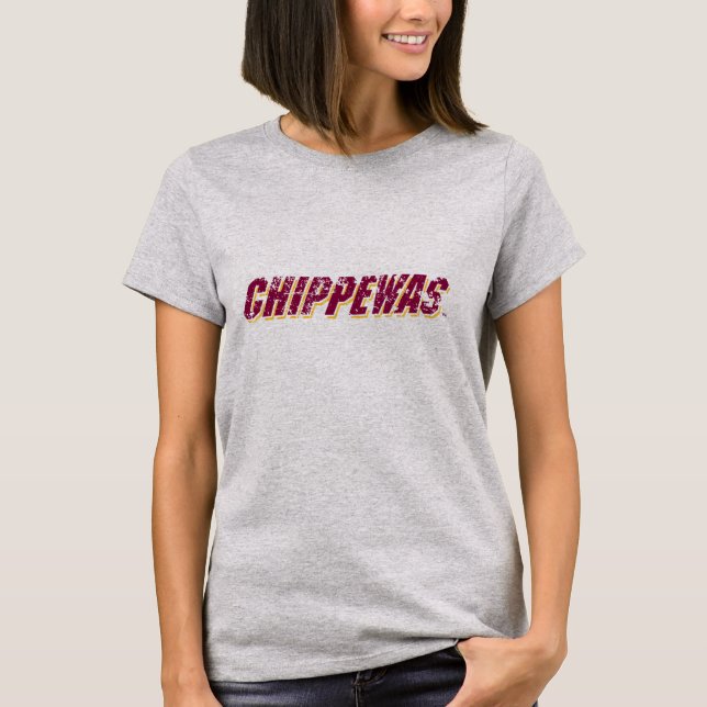 Chippewas distressed T-Shirt (Front)
